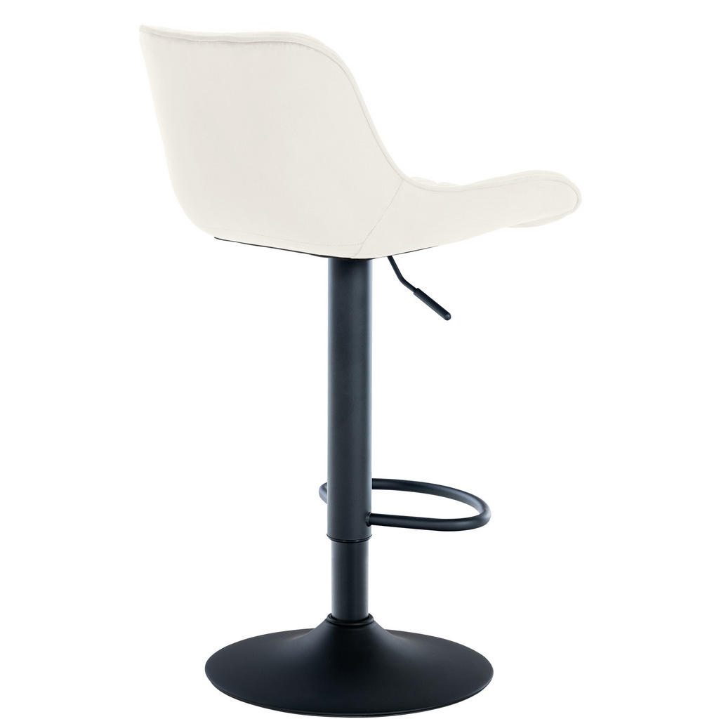 Thumbnail - CLP Barhocker, Creme, Textil, 48x81x54 cm, Esszimmer, Barmöbel, Barhocker