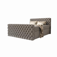 BOXBETT The Big One Figo Hellgrau 200x220 cm - Hellgrau, Textil (200/220cm) - B&B Home