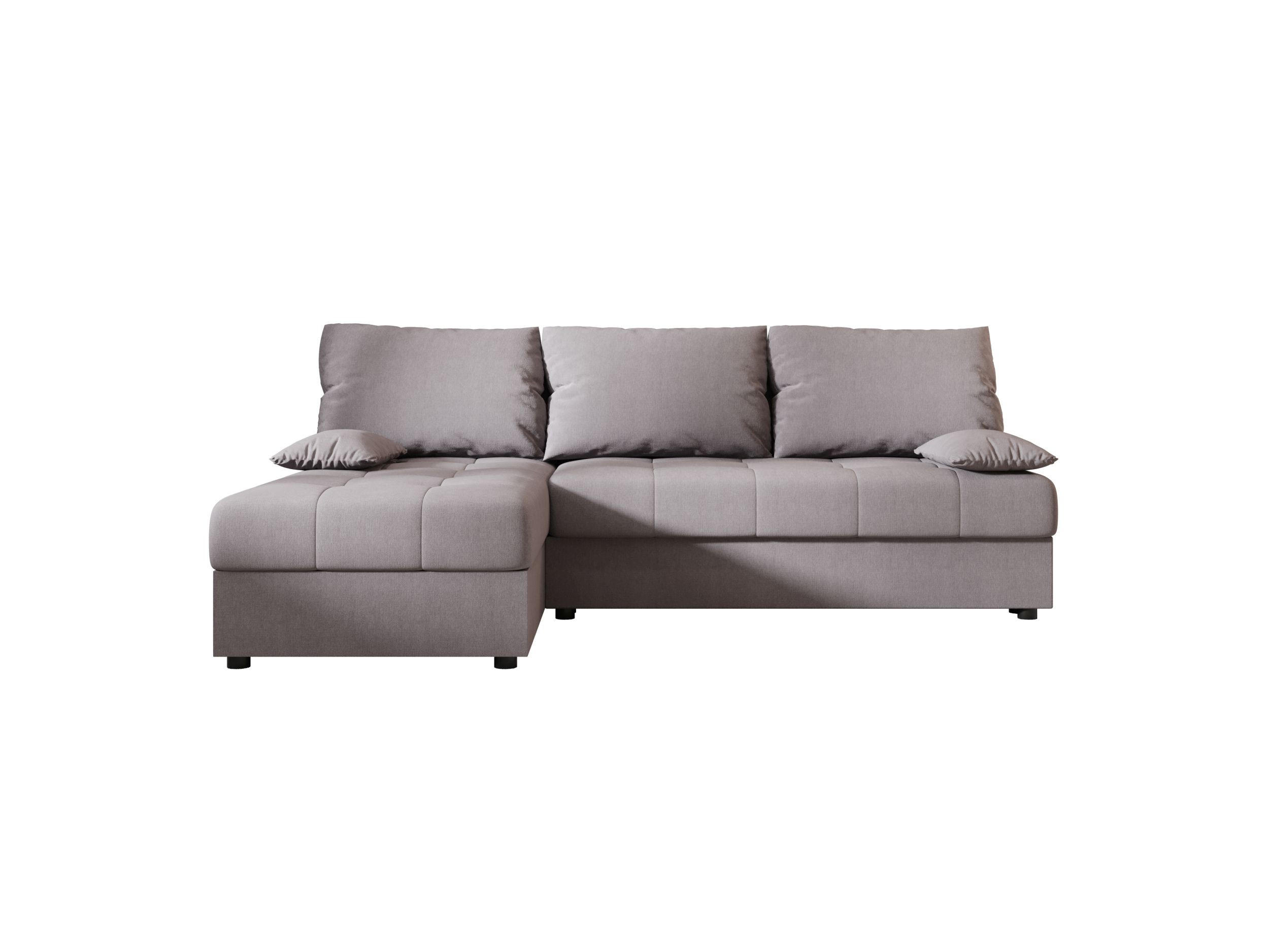 ECKSOFA MOS L Cosmic 160 Links mit Schlaffunktion - Grau, Textil (200/143cm) - Bedante