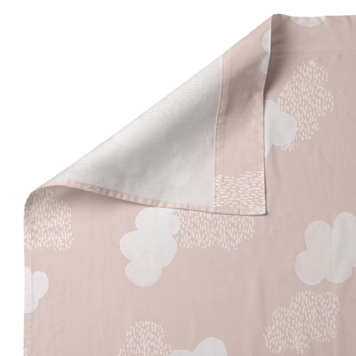 BETTWÄSCHE 2er-Set teiliges clouds 180x270 cm rosa - Pink, Textil (180/270cm) - Happy Friday