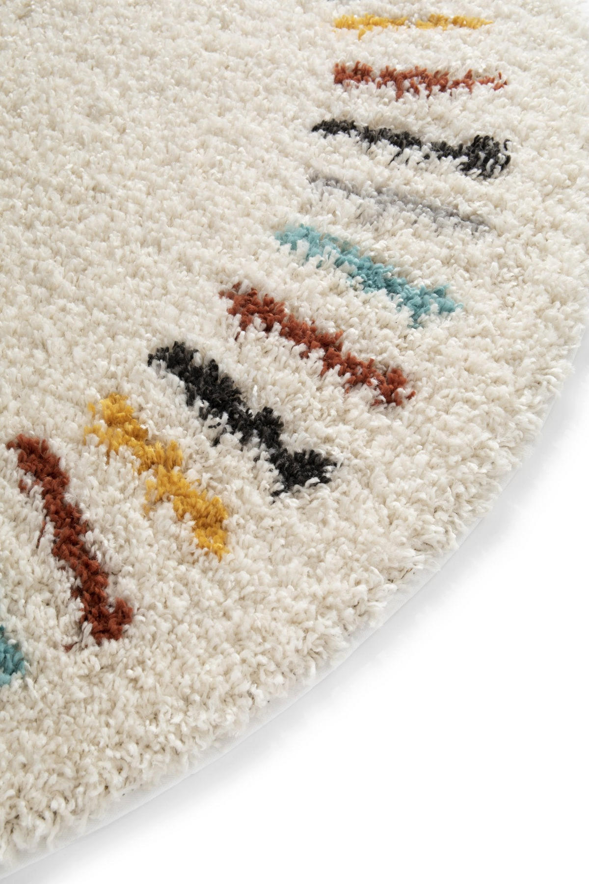 KINDERTEPPICH rund weich beige - Beige, Textil (120/120cm) - AFK Living