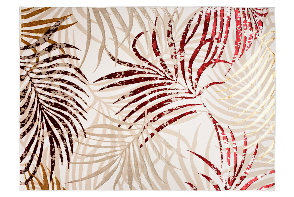 TEPPICH GOLDEN Dunkelcreme 160/230 cm - Dunkelbraun, Kunststoff (160/230cm) - Tapiso
