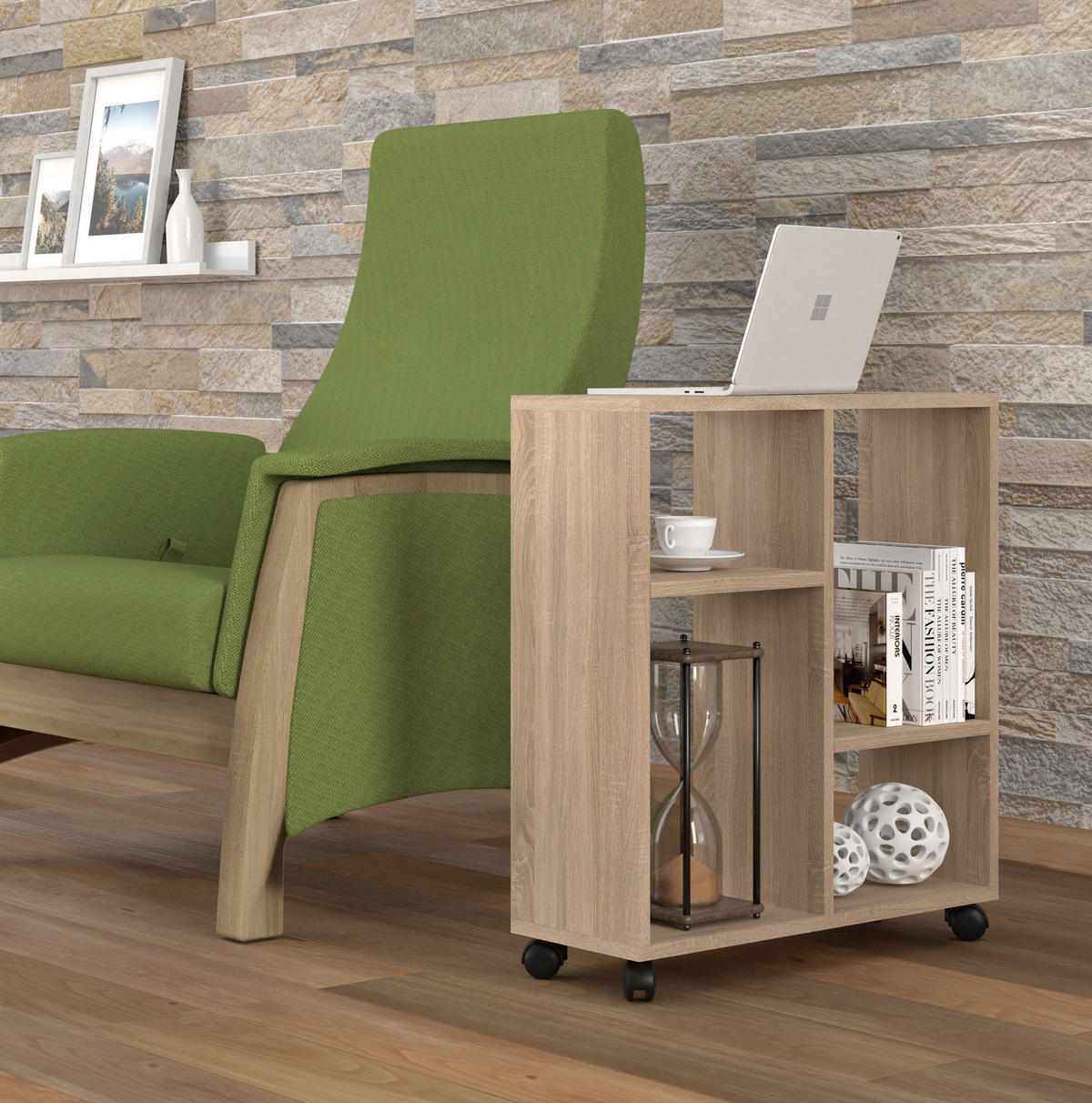 COUCHTISCH Sonoma Eiche 60/65/20 - Sonoma Eiche, Holzwerkstoff (20/60/65cm) - RAUMHIRSCH FURNITURE