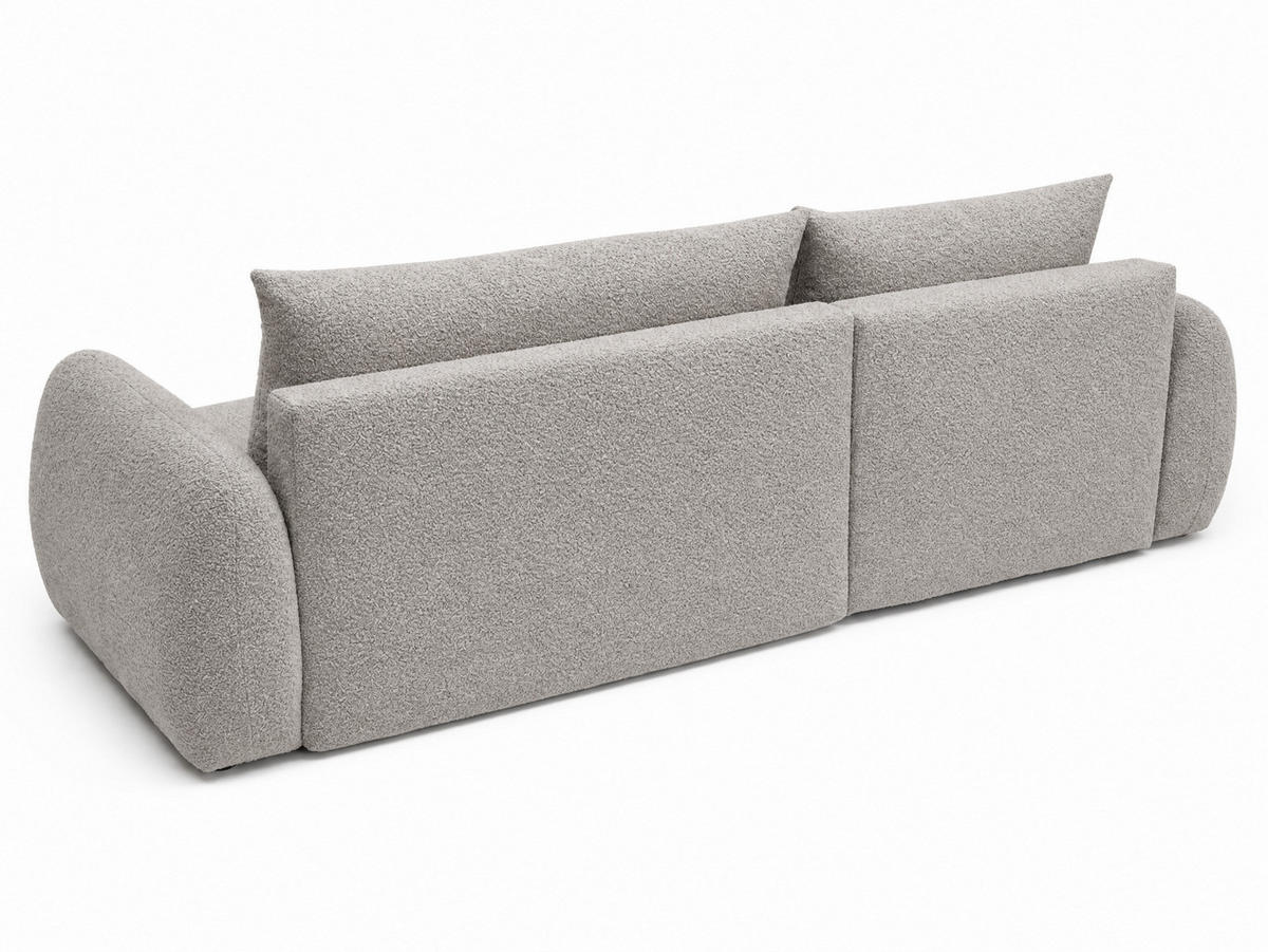 ECKSOFA Loria, Seite: Links - Schwarz/Rosa, Holz/Kunststoff (273/183cm) - Sofnet
