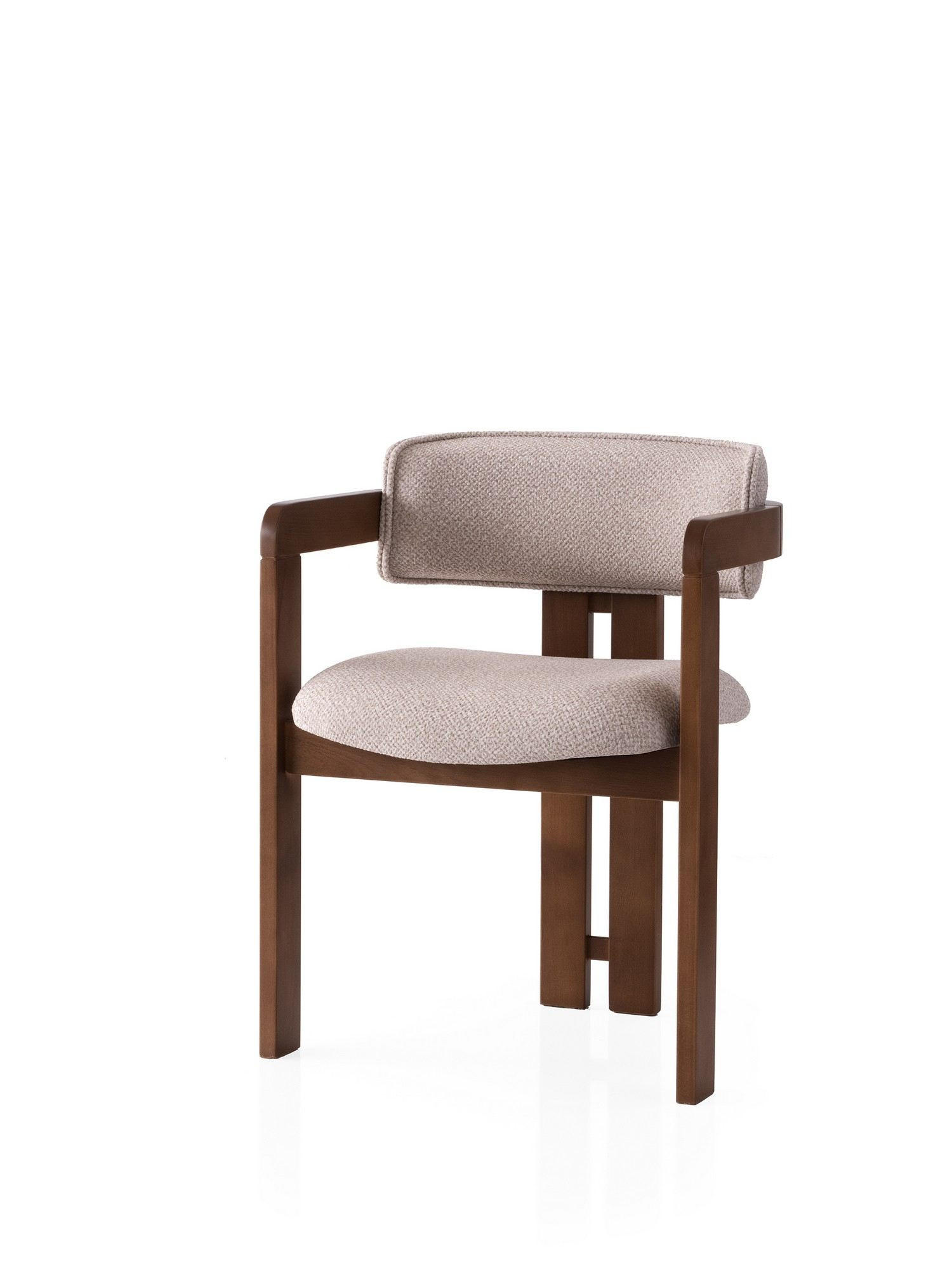 STUHL cozy Braun - Beige, Holz (57/76/44cm) - Habitat Garten