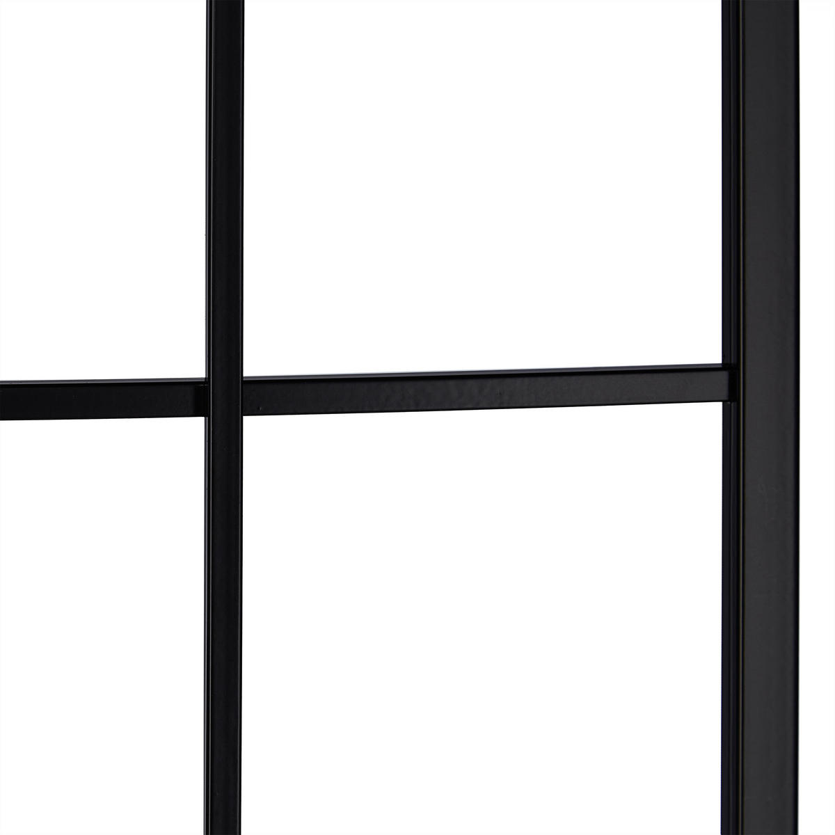 2xRANKGITTER - Schwarz, Metall (51/183/1.5cm) - Relaxdays