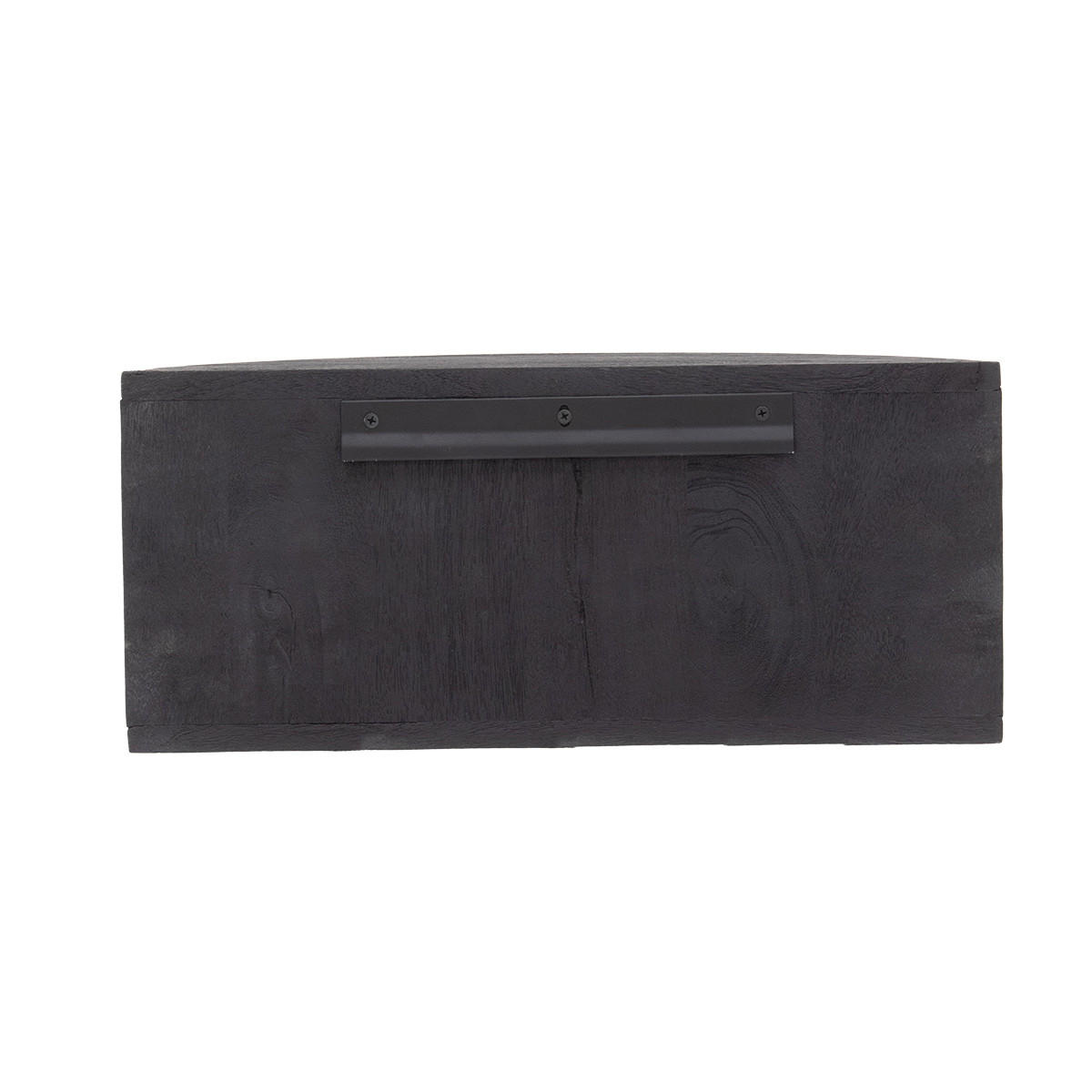 NACHTTISCH schwebend aus Mangoholz 45x28x22cm, schwarz - Schwarz, Holz (45/22/28cm) - Giga Meubel