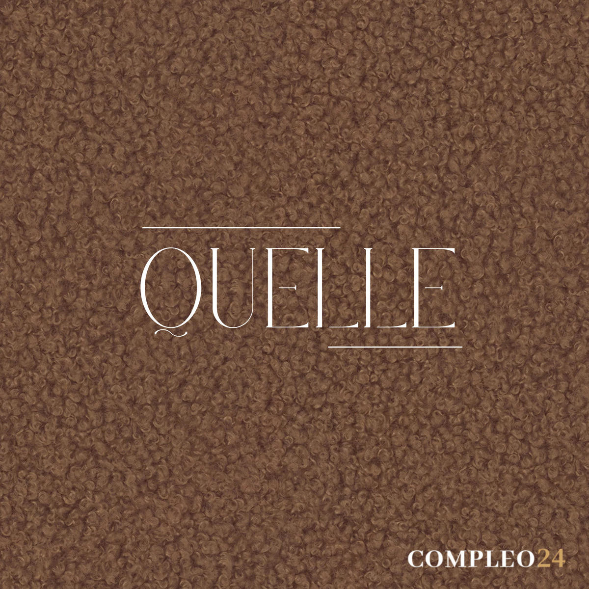 POLSTERBETT boucle 180x200 Kupfer - Kupferfarben, Holzwerkstoff (180/200cm) - Compleo24