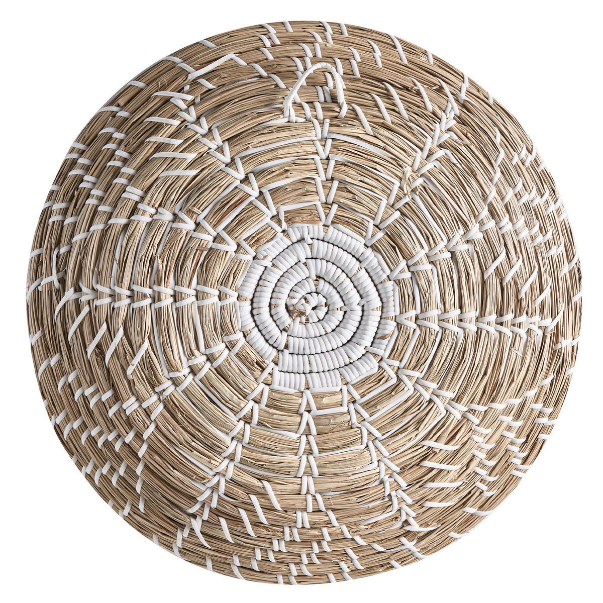 WANDDEKORATION Seegras bunt Bacninh - Multicolor, Naturmaterialien (46/46/7cm) - Beliani