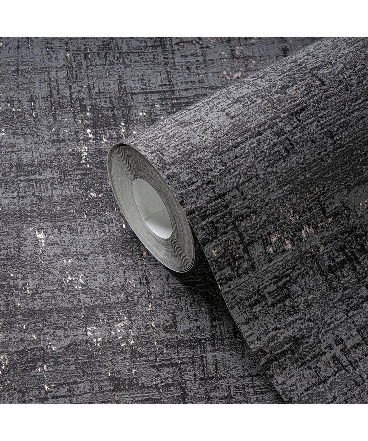 VLIESTAPETE Schwarz 53/1005 cm - Schwarz, Textil (53/1cm) - KUNSTLOFT