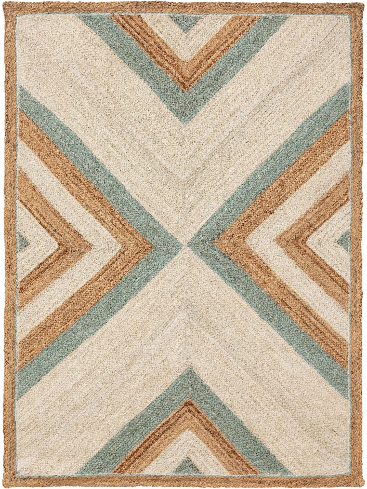 KINDERTEPPICH Frieda Mint 80x120 cm - Mintgrün, Textil (80/1cm) - KUNSTLOFT