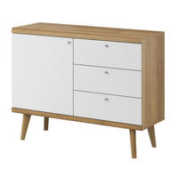 SIDEBOARD Weiß DRIMO Für Fernseher PKSZ107 - Multicolor, Holzwerkstoff (107/83/40cm) - Sepro Meble