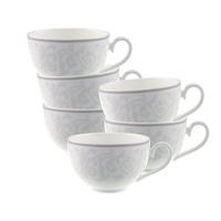 CAPPUCCINOTASSEN Gray Pearl weiß 310 ml 6er Set - Weiß, Keramik (0.31L) - Villeroy & Boch