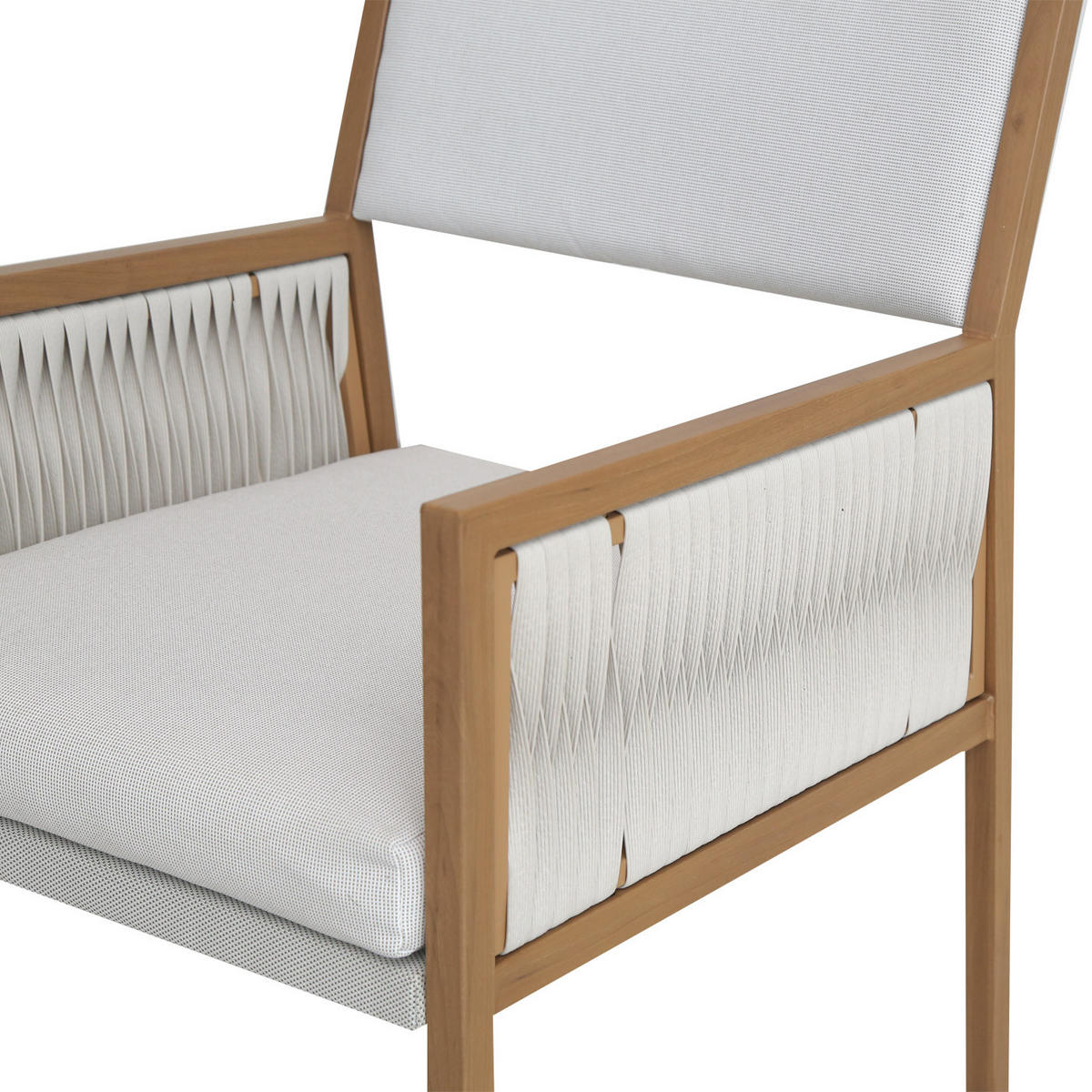 BARSET hranatý biely, sada 3 ks - biela, textil (90/90/115cm) - MCW