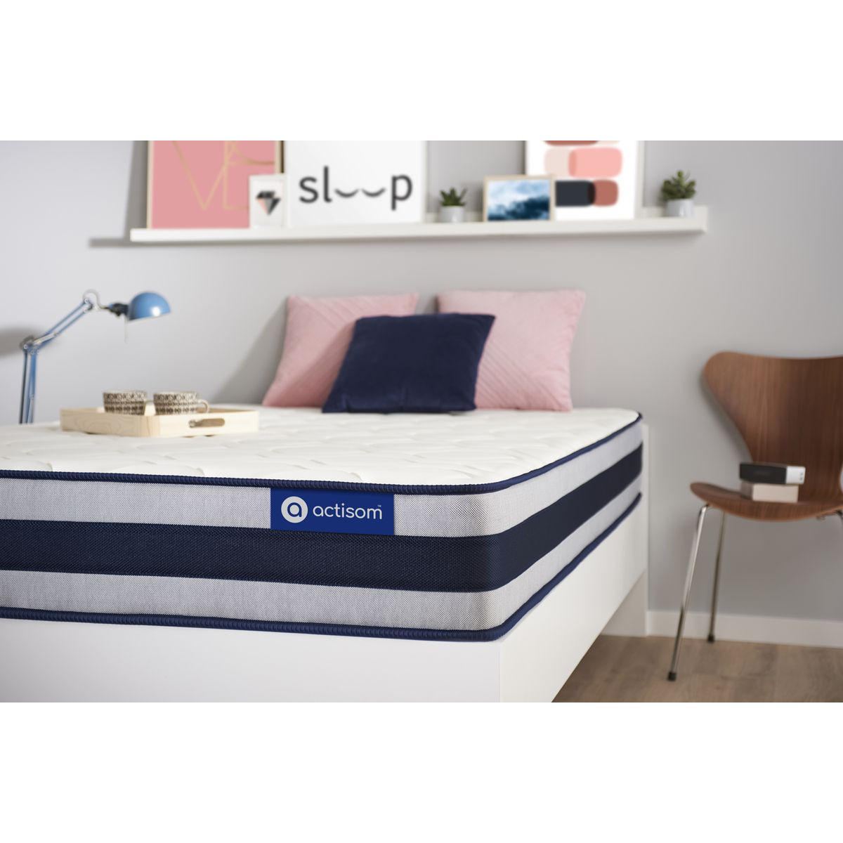 MATRATZE Actimemo ergo Memory-Schaum 90 x 200 cm h3 - Weiß, Textil (90/200cm) - ACTISOM