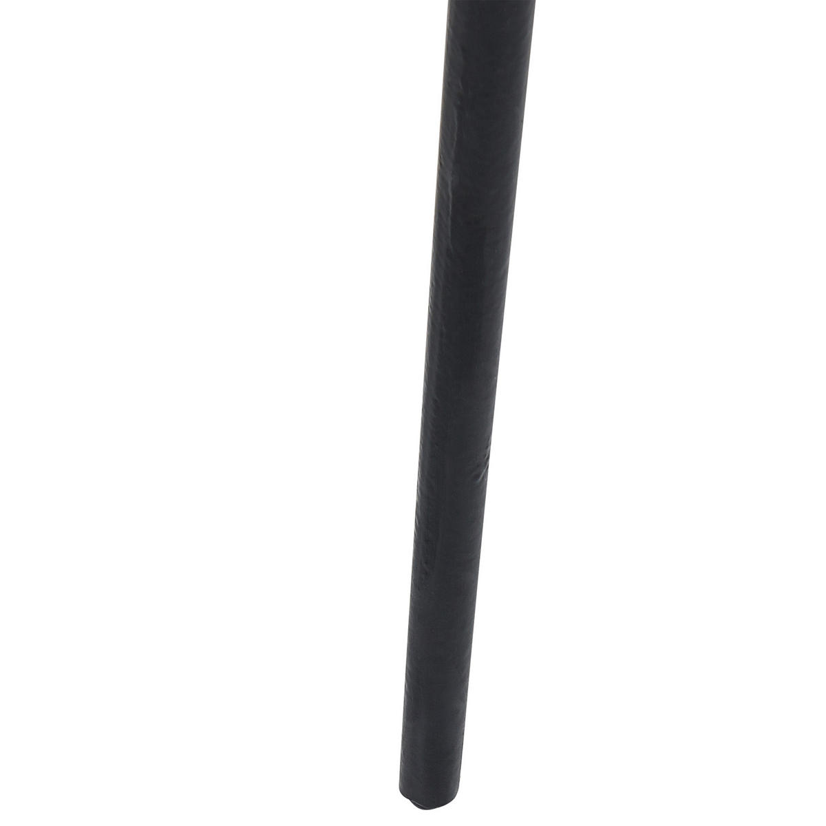 BEISTELLTISCH silber/schwarz rund 36 cm Puhoi - Silberfarben/Schwarz, Metall (36/36/46cm) - Beliani