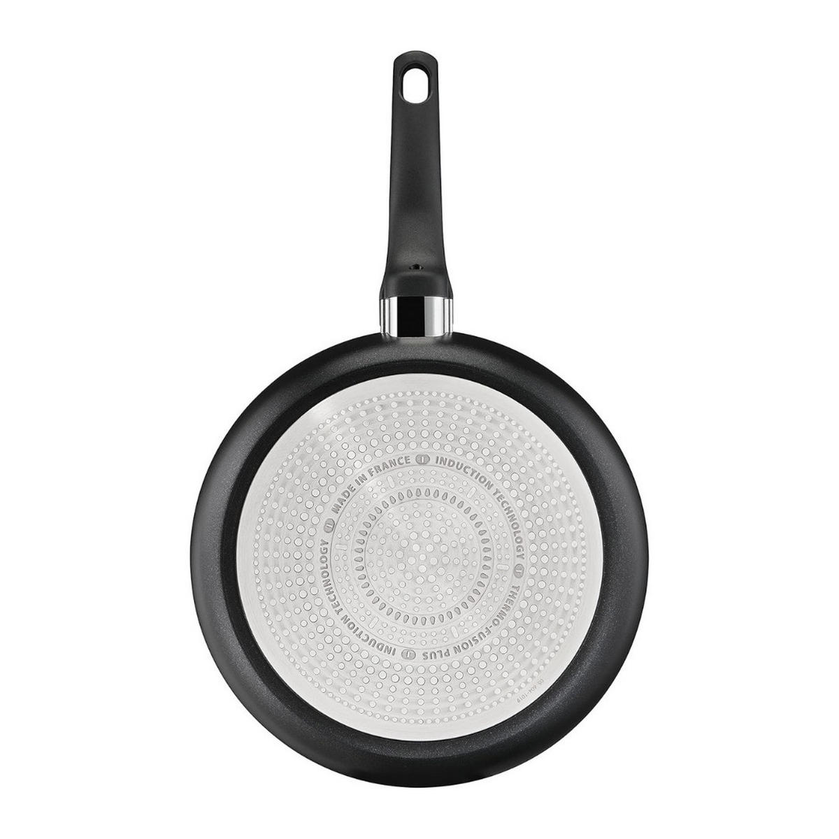 PFANNENSET Hard Titanium 2-tlg 24 cm 28 cm Antihaft induktionsgeeignet Schwarz - Schwarz, Kunststoff/Metall - Tefal