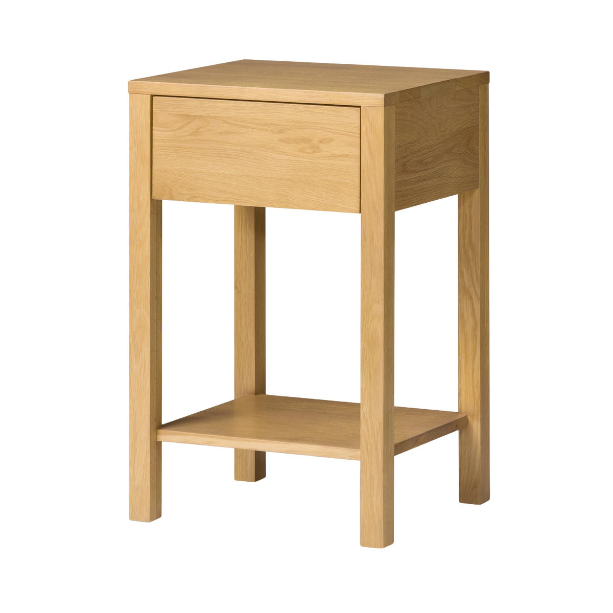 NACHTTISCH Tommy, Eiche, 35/40/57 cm - Beige, Holz (40/61/35cm) - WOODEK