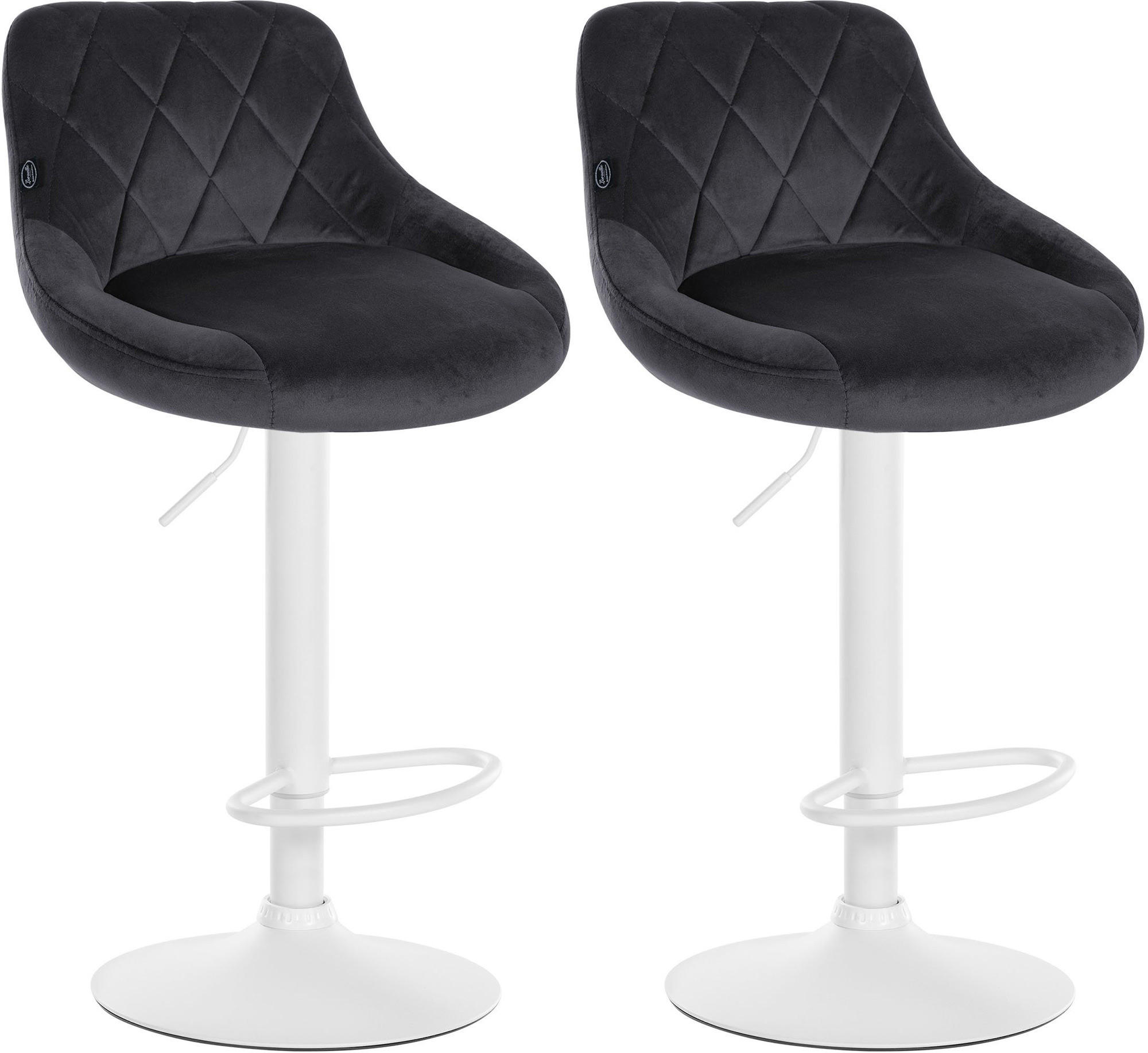 CLP Barhocker Dunkelgrau 46x83x49 cm