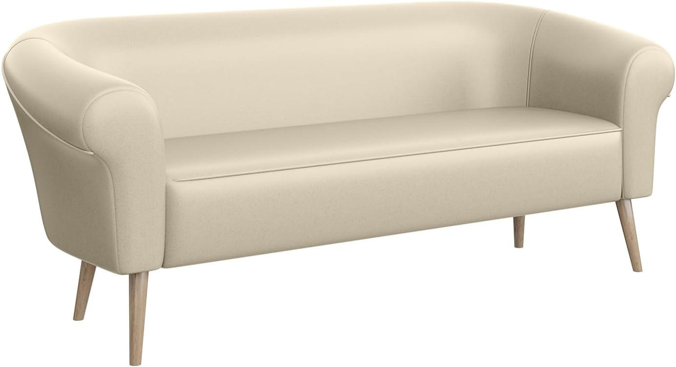 Meblini Sofa Creme 176x70x57 cm