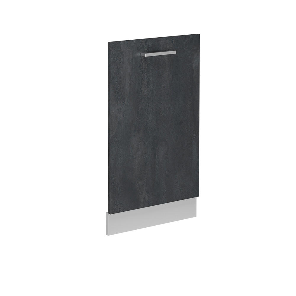 Vicco ČELNÍ PANEL MYČKY R-Line Černý beton 45 cm bez pracovní desky