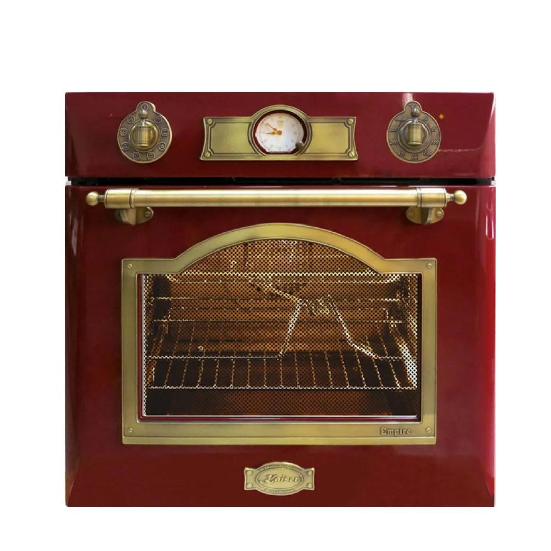 EINBAU-ELEKTRO-BACKOFEN EH 6355 RotEm, Rot Emaille, 60 cm - Rot, Metall (59.4/59.4/56.6cm) - Kaiser Küchengeräte