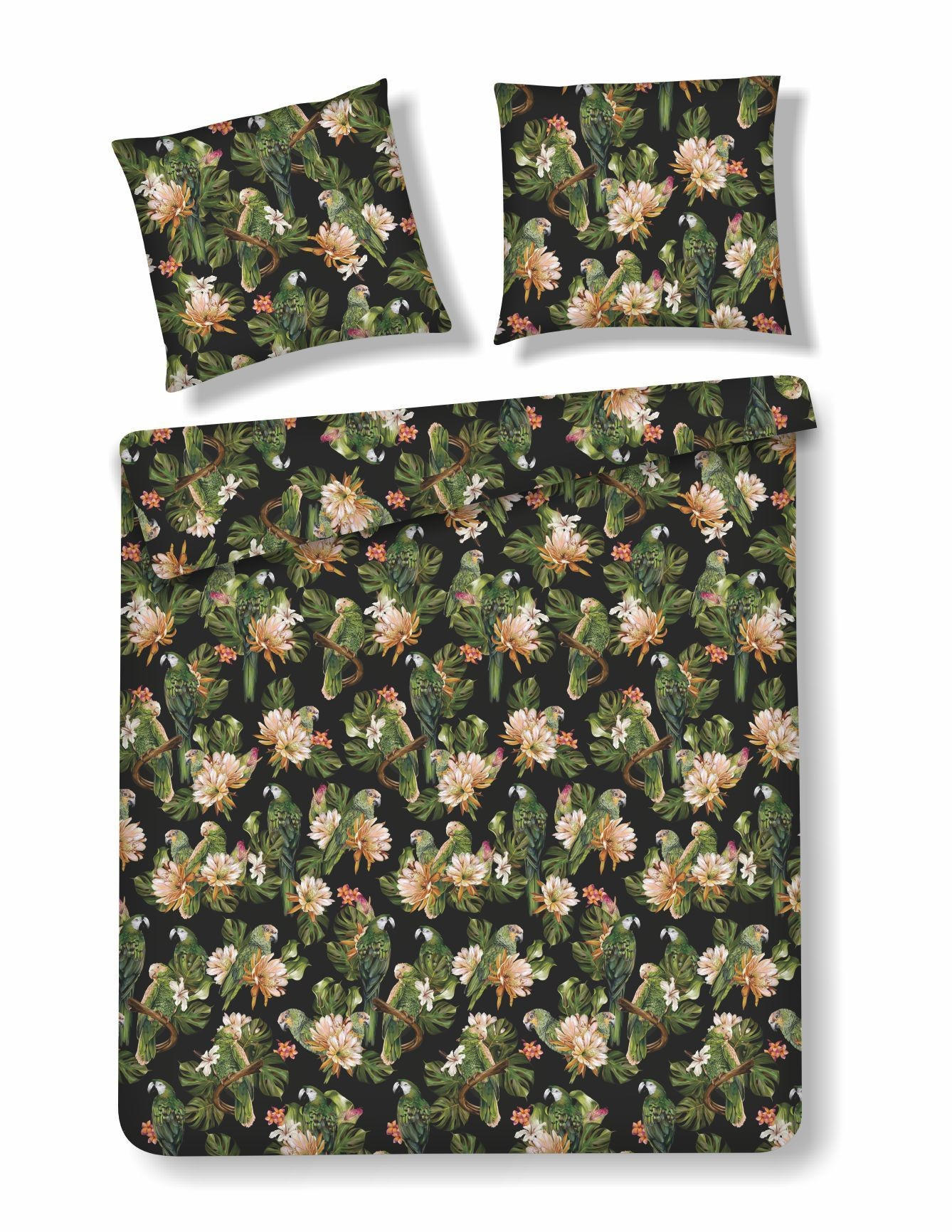 BETTWÄSCHE Piroso - Schwarz, Textil (200/220cm) - home&you