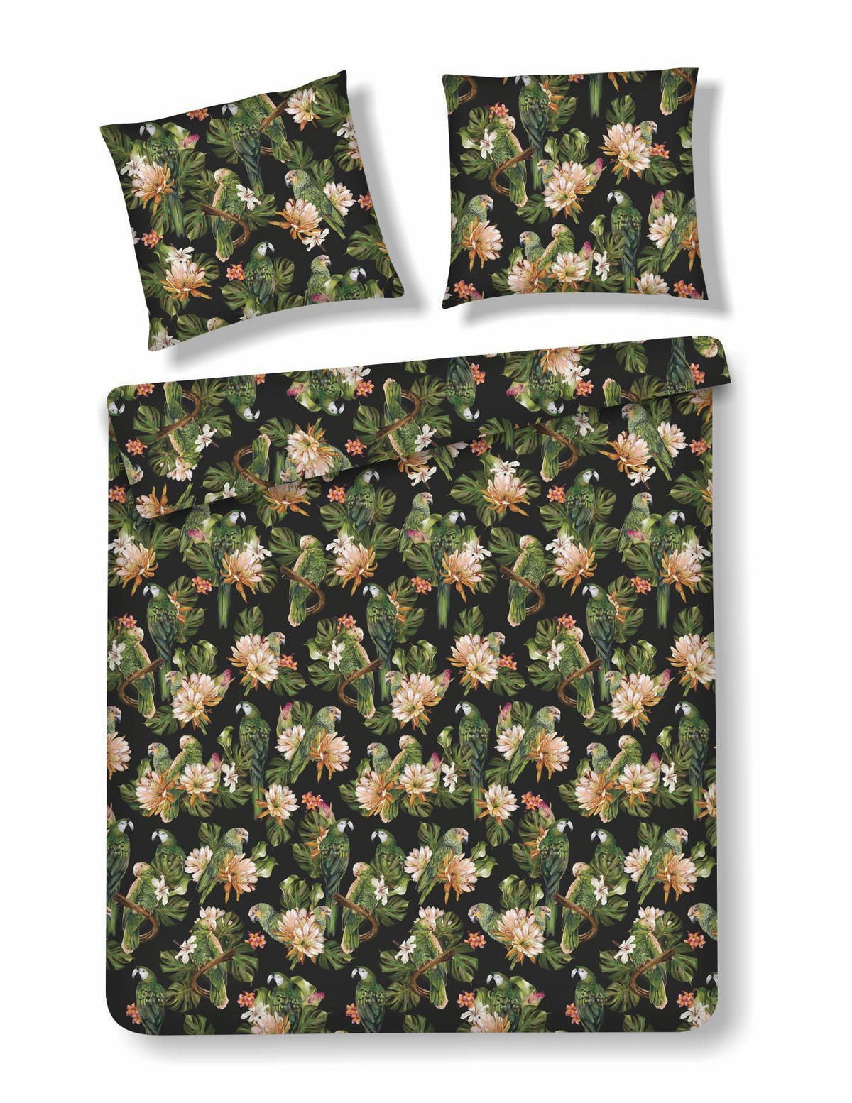 BETTWÄSCHE Piroso - Schwarz, Textil (200/220cm) - home&you