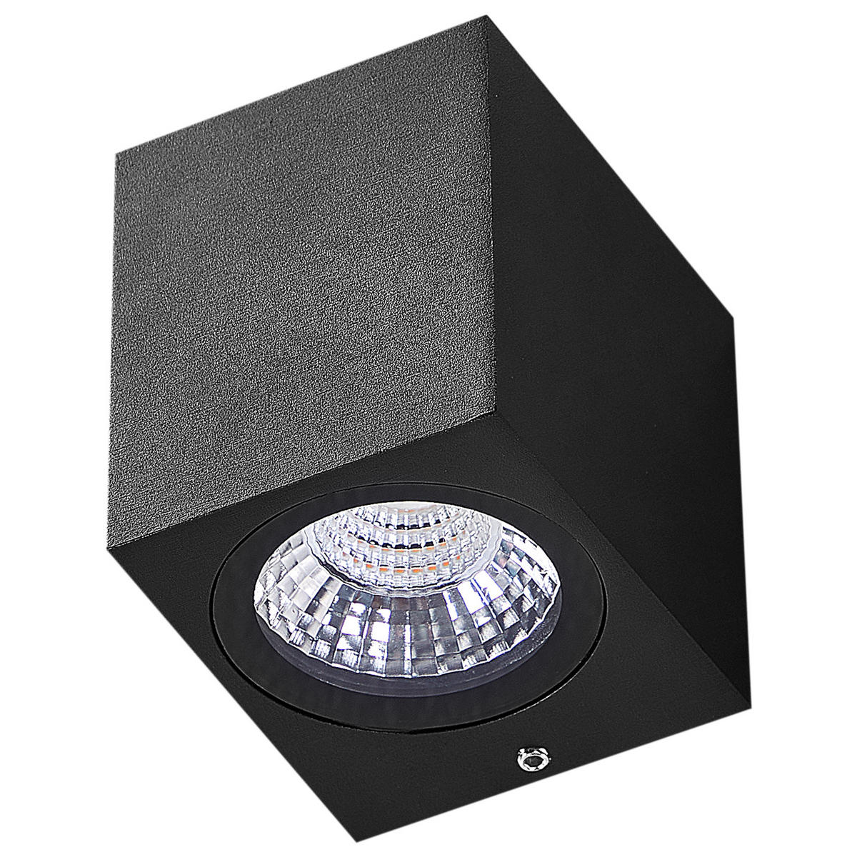 AUSSENWANDLEUCHTE 2er Set Schwarz Aransas - Schwarz, Metall (7/8/8cm) - Beliani