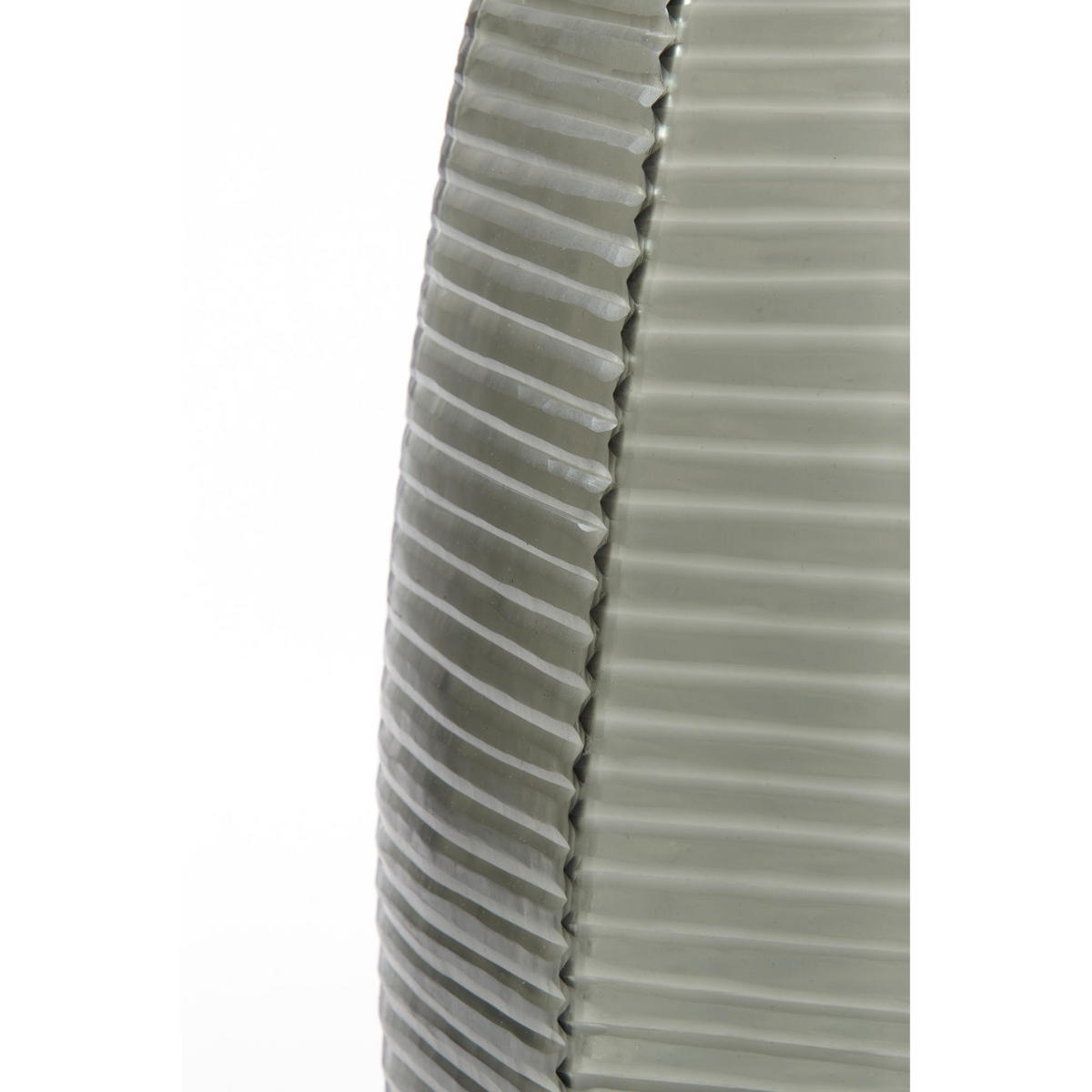 VASE Maeva Grau 23/23/37.5 cm - Grau, Glas (37.5cm) - Light & Living