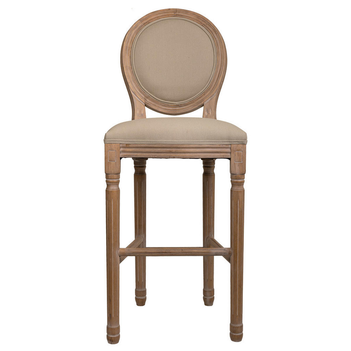 HOCKER auz Holz gepolsterter braun 48x42x76/121 cm - Braun, Naturmaterialien (48/121/42cm) - Wanderlust