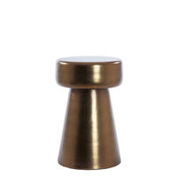 BEISTELLTISCH Dakwa Braun Ø29/47 cm - Braun, Metall (29/29/47cm) - Light & Living