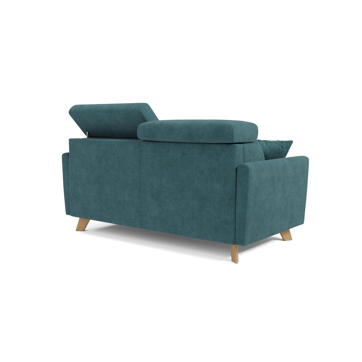SCHLAFSOFA Francy - Petrol, Metall (160/92/97cm) - Divani.store