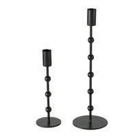 KERZENSTÄNDER aus Metall Kimberly - Schwarz, Metall (9/30/9cm) - Boltze Home