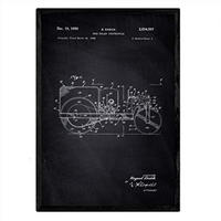 POSTER Truck Walze Patent A3 Rahmenlos - Klar, Papier (29.7/5/42cm) - Nacnic