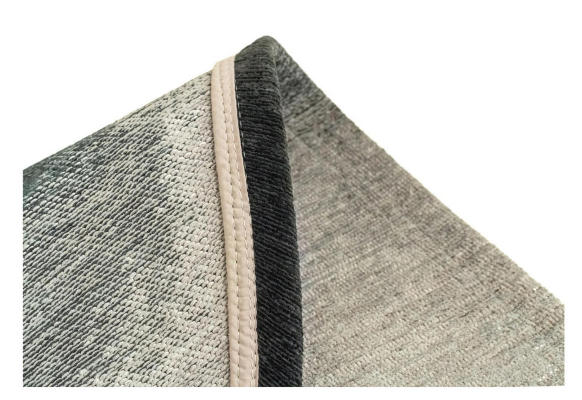 TEPPICH modern Flachgewebe AERO Schwarz 340 x 235 cm - Schwarz, Textil (340/235cm) - Novatrend