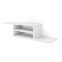 TV LOWBOARD Weiß 90/20/22 - Weiß, Holzwerkstoff (90/20/22cm) - RAUMHIRSCH FURNITURE