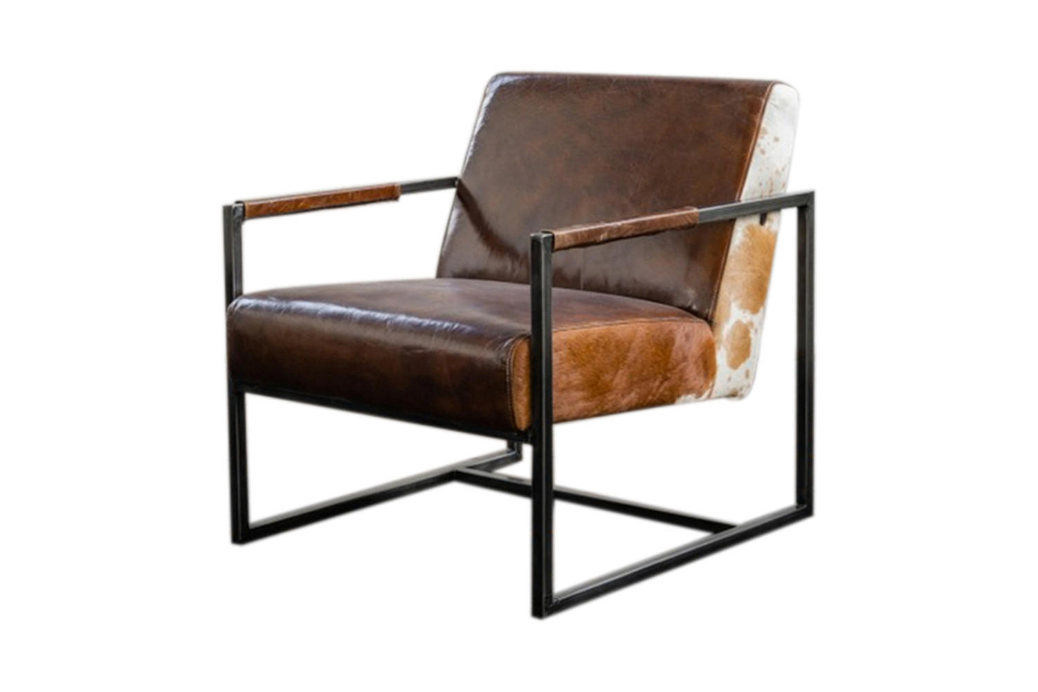 SESSEL LIANO Braun Leder - Braun, Leder (71/81/81cm) - KAWOLA