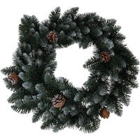 WEIHNACHTSKRANZ Selbstschmücken 60 cm - Grün, Kunststoff (60/10cm) - Home Styling Collection