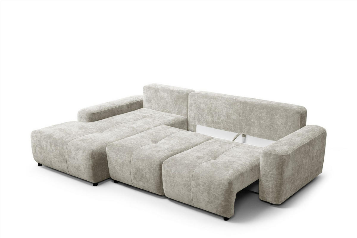 ECKSOFA Argos In Vibe - Beige, Holzwerkstoff/Textil (170/267cm) - Fun Möbel