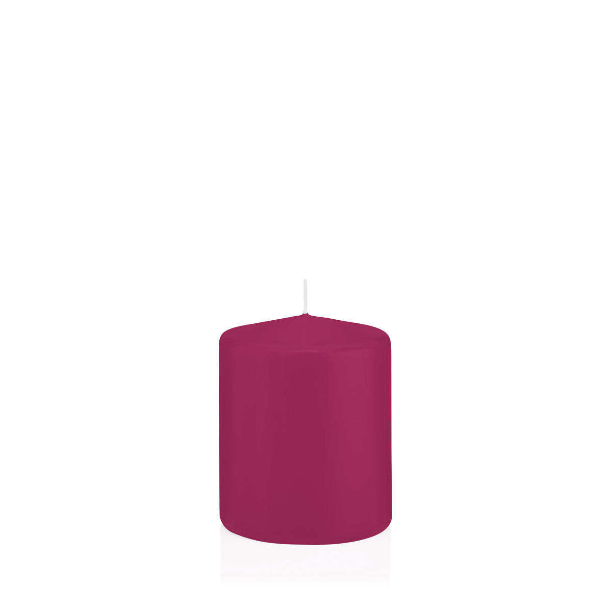 STUMPENKERZEN Cardinal Ø 78 x 100 mm, 8 Stück - Lila, Paraffin (8/10cm) - Wiedemann Kerzen