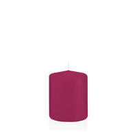STUMPENKERZEN Cardinal Ø 78 x 100 mm, 8 Stück - Lila, Paraffin (8/10cm) - Wiedemann Kerzen