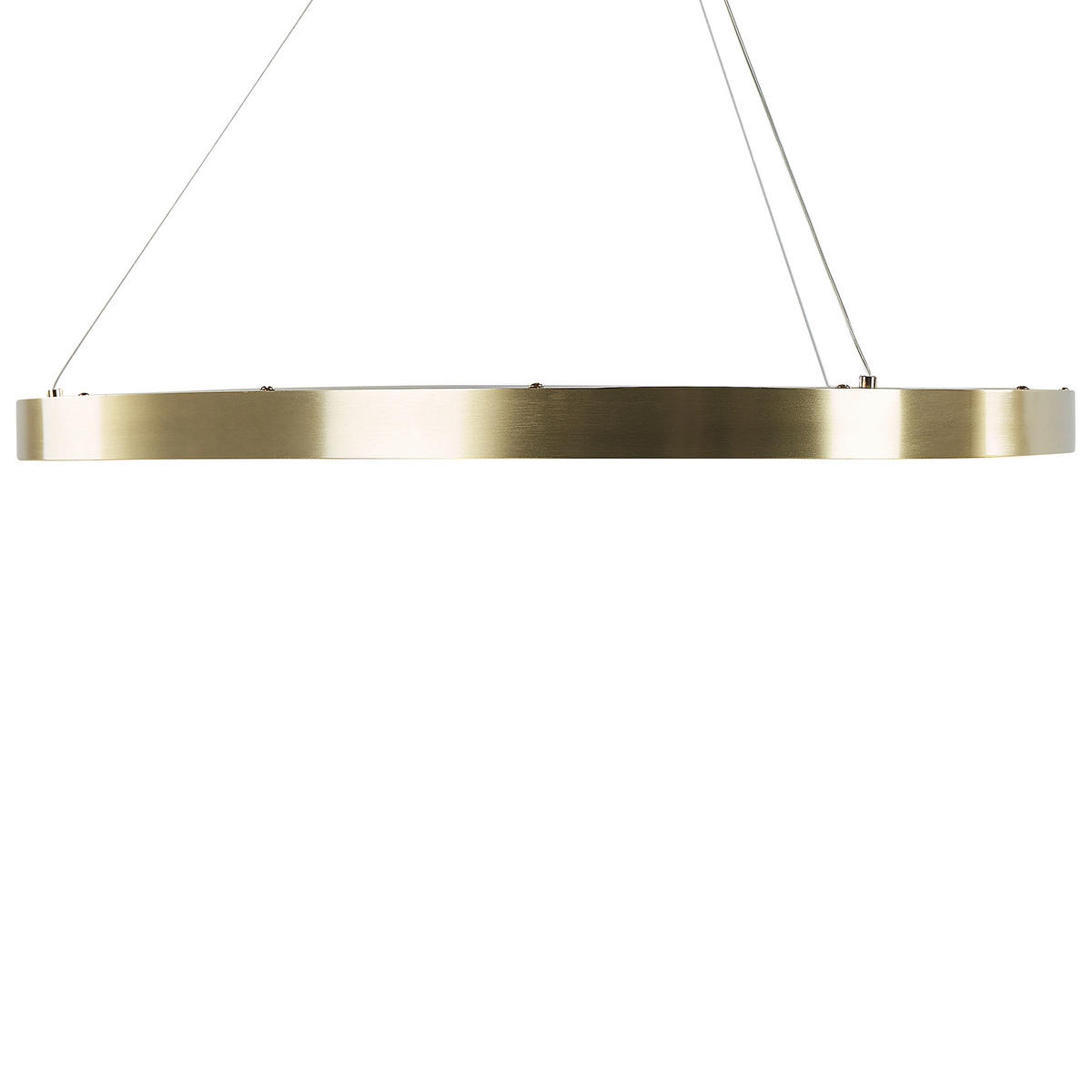 HÄNGELEUCHTE Kraburi 61/61/180 cm - Goldfarben, Kunststoff (61/61/180cm) - Beliani