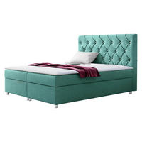 BOXBETT Roma - Türkis, Holz (120/200cm) - MIRJAN24