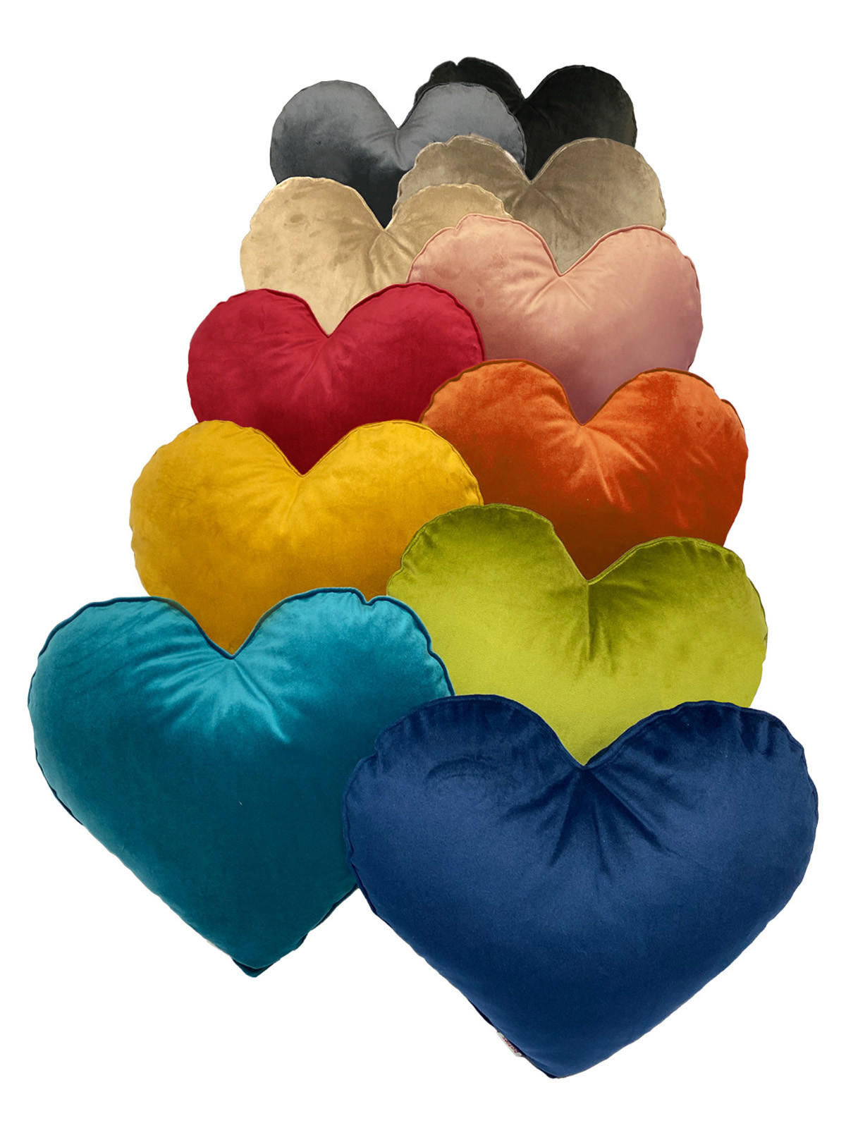 HERZKISSEN Samt&Sonders altrosa 35x32 cm - Altrosa, Textil (34/32cm) - beties Heimtextil