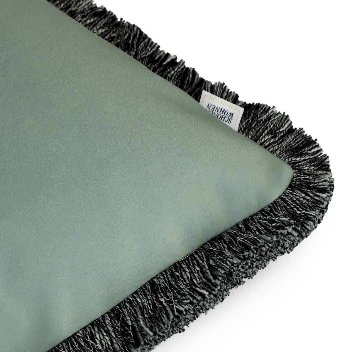 ZIERKISSENHÜLLE TRAIL - Grün, Textil (45/45cm) - Schöner Wohnen