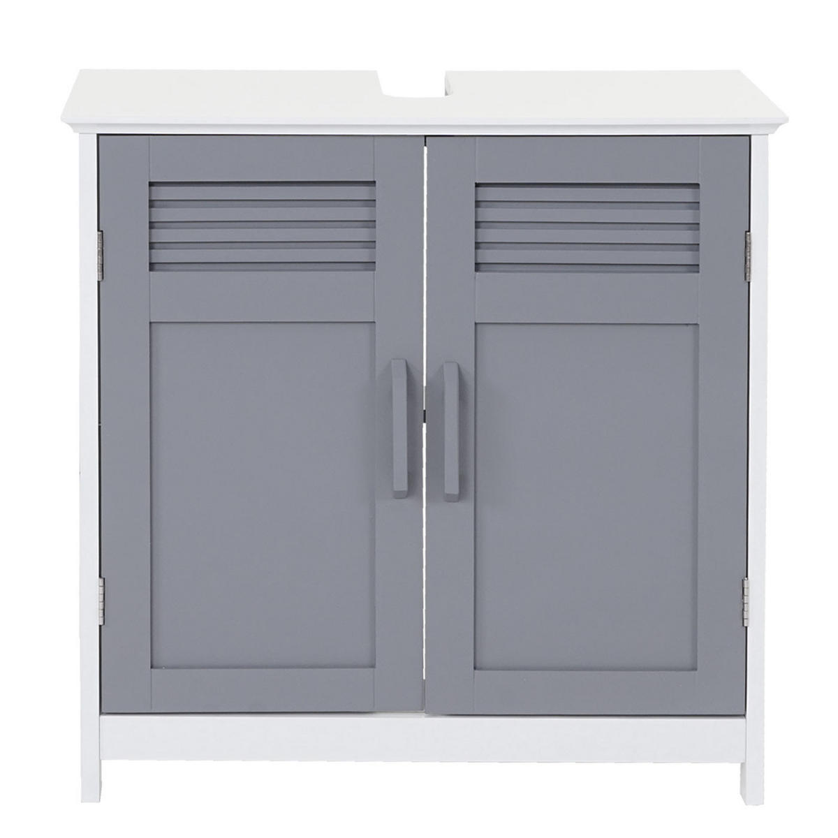 WASCHBECKENUNTERSCHRANK Grau - Grau, Holz (60/60/30cm) - MCW