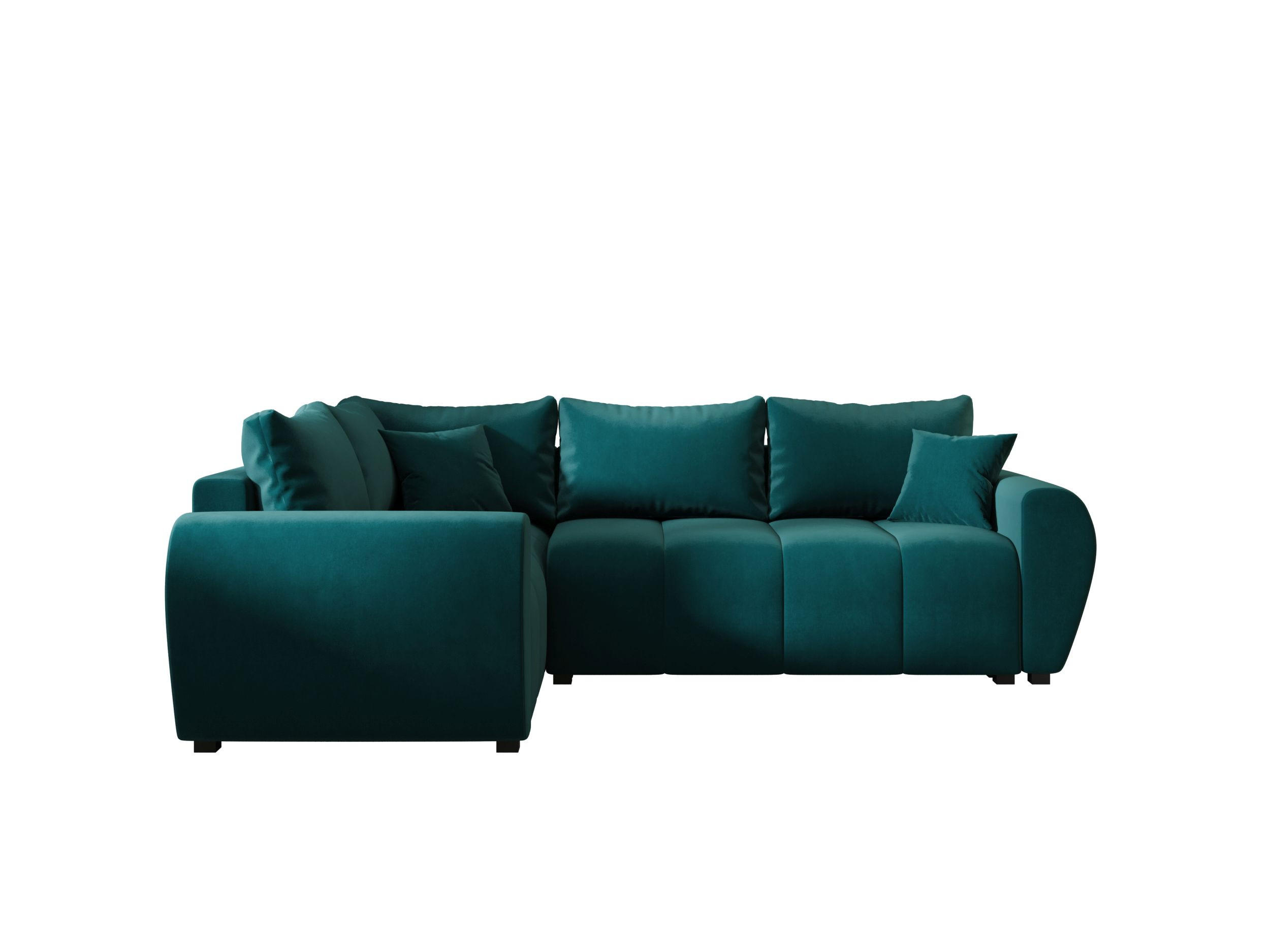 ECKSOFA MOLISA L PLUS Itaka 39 Links mit Schlaffunktion - Türkis, Textil (235/175cm) - Bedante