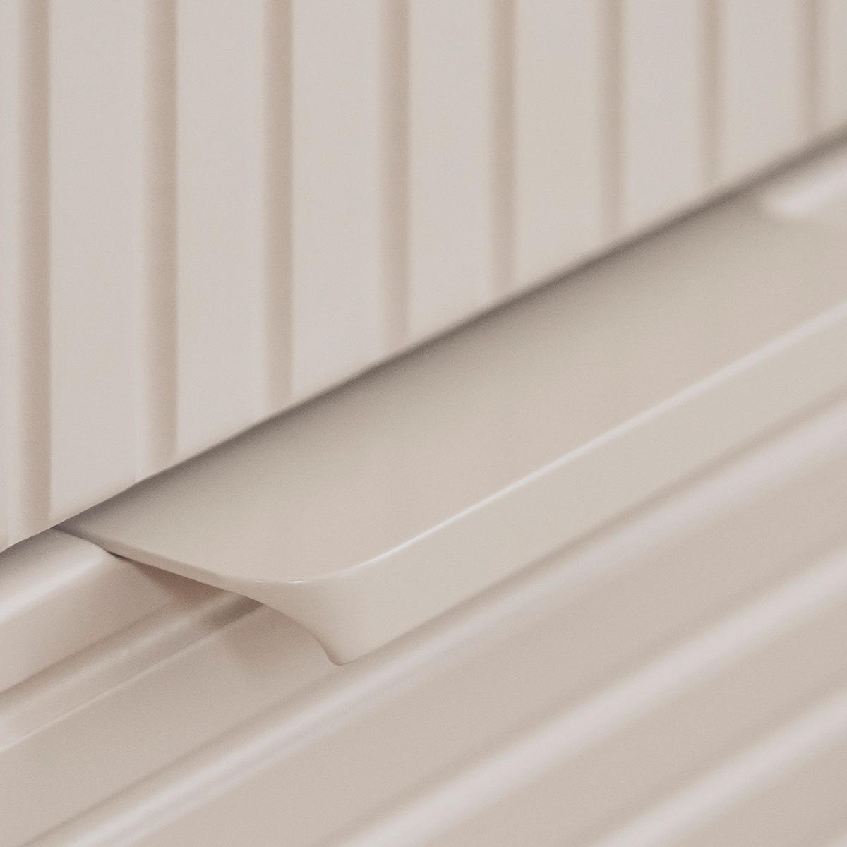 WICKELKOMMODE Lotti mit Schubladen - Beige, Holz (101/91/53cm) - KONSIMO®