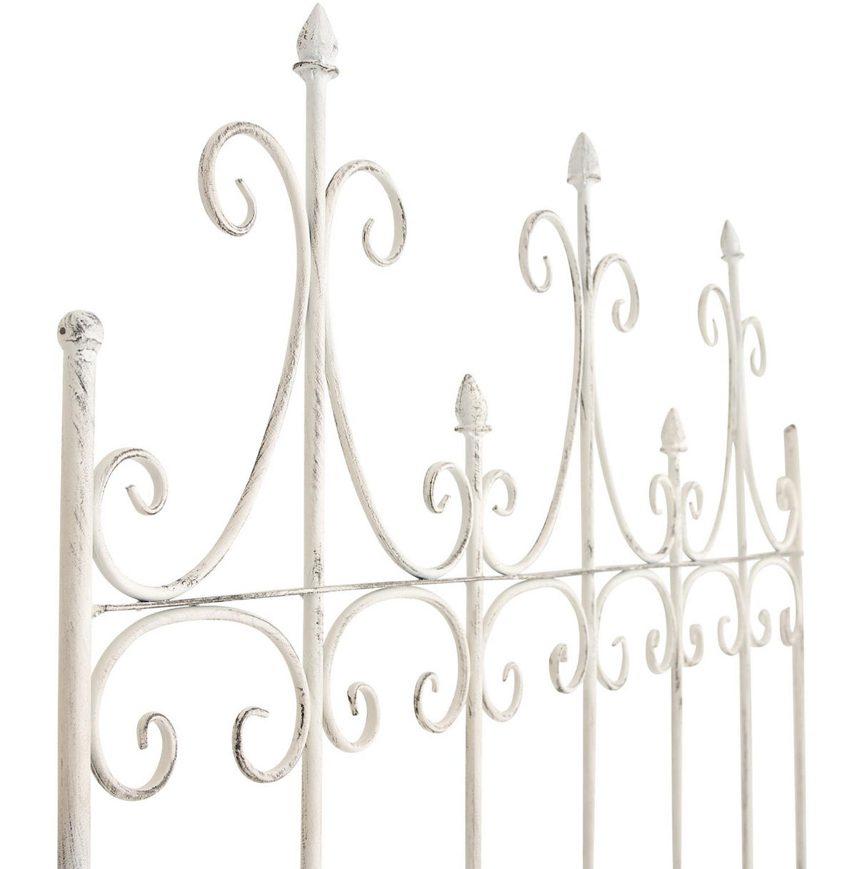 RANKGITTER Fliehs antik weiß - Weiß, Metall (100/150/2cm) - TPFLiving